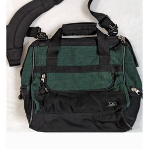 L.L. Bean Green and Black Men's Bag